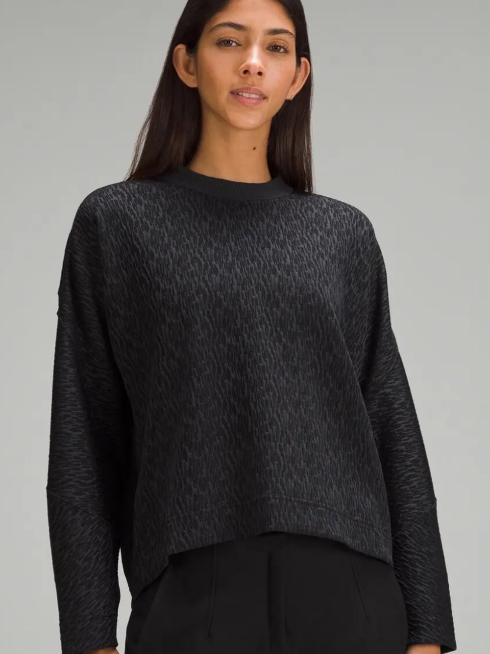 NWT Lululemon Textured Jacquard Pullover Size 6